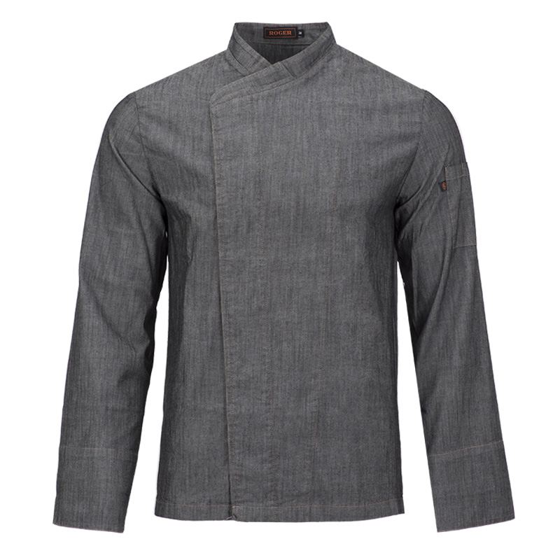 CHAQUETA COCINERO VAQUERA GRIS - VARIAS TALLAS